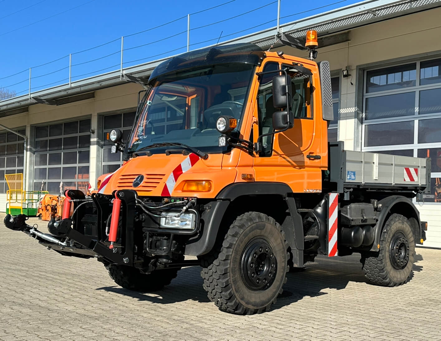 Vehículo Unimog de prueba de campo
